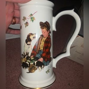 Norman Rockwell, Gorham Limited Edition, "The Pride of Parenthood" Stein.